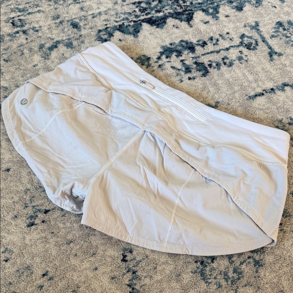 Lululemon Athletica Women's Athletic Shorts in Light Gray